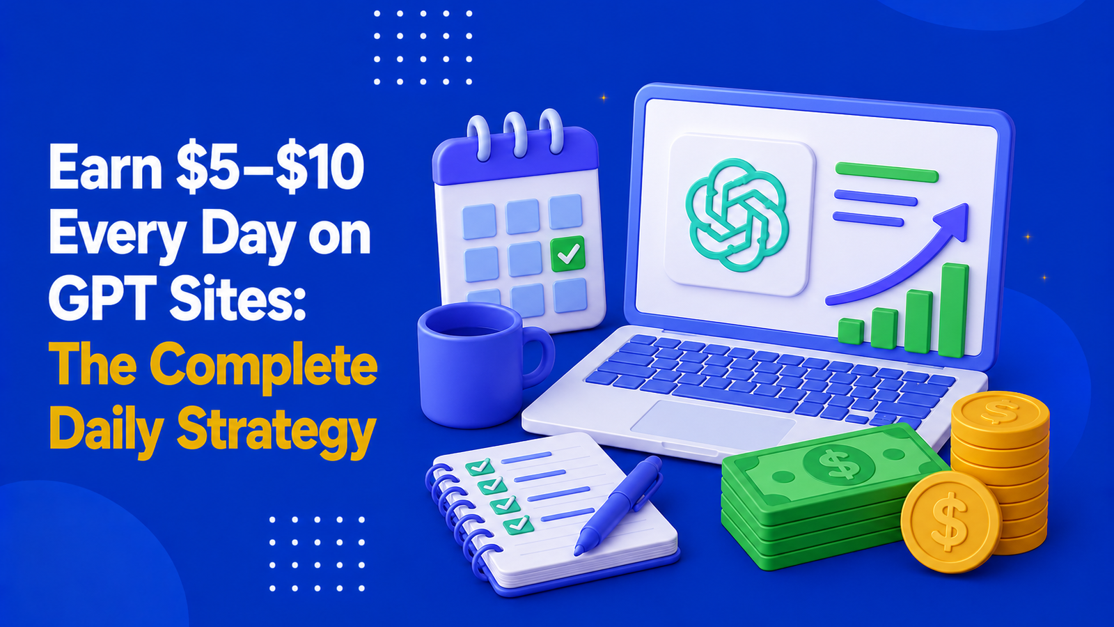 Earn $5–$10 Every Day on GPT Sites: The Complete Daily Strategy