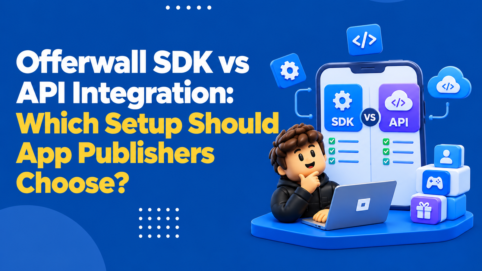 Offerwall SDK vs API Integration: Which Setup Should App Publishers Choose?