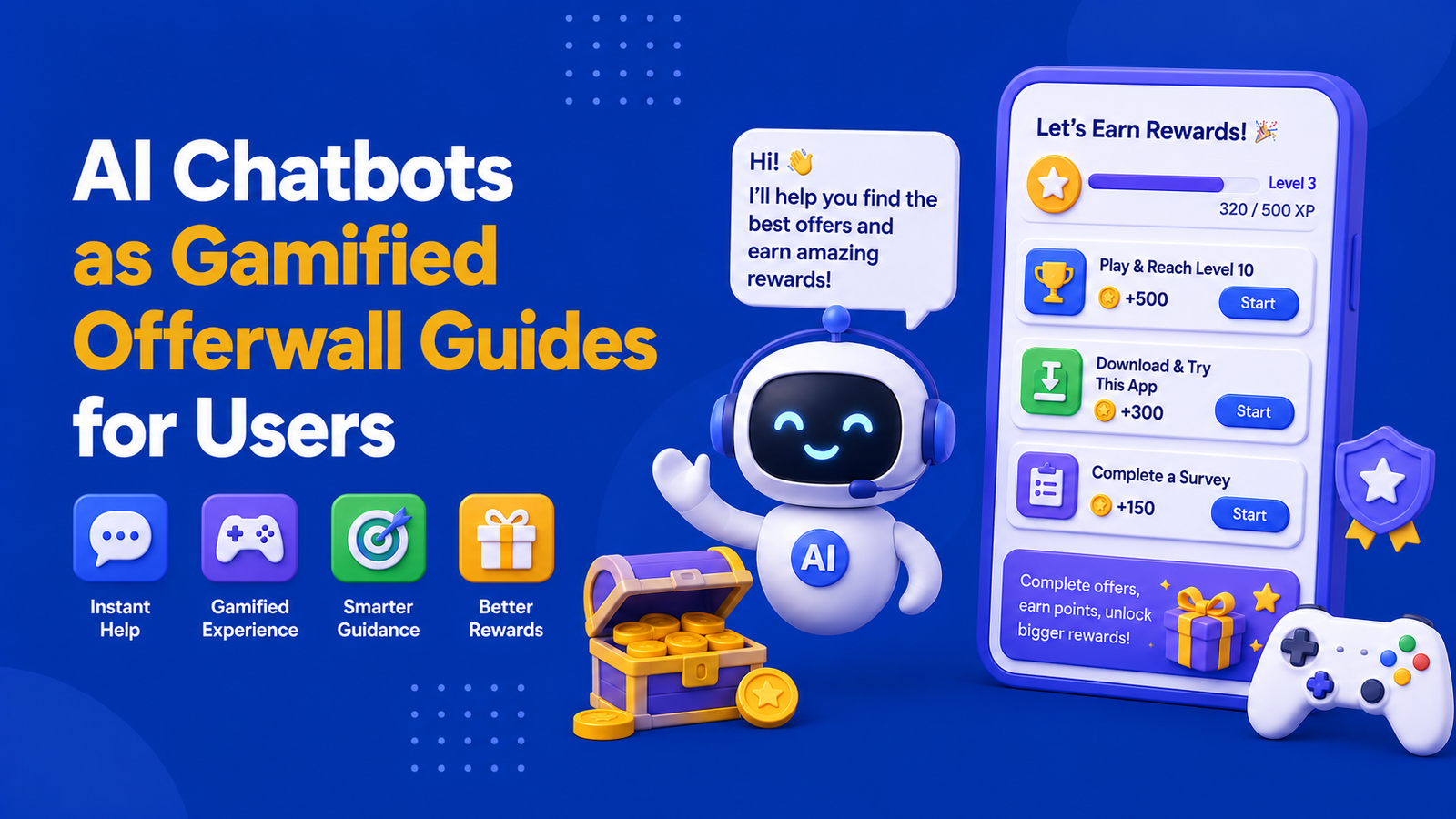 AI Chatbots as Gamified Offerwall Guides for Users