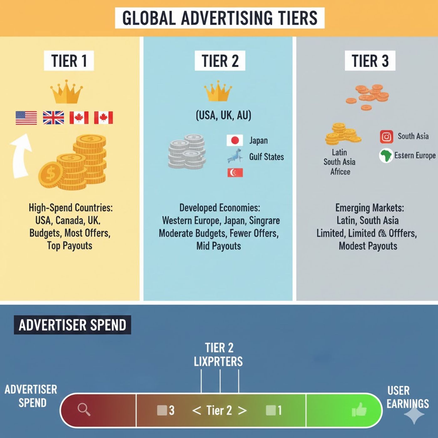 Difference between countries