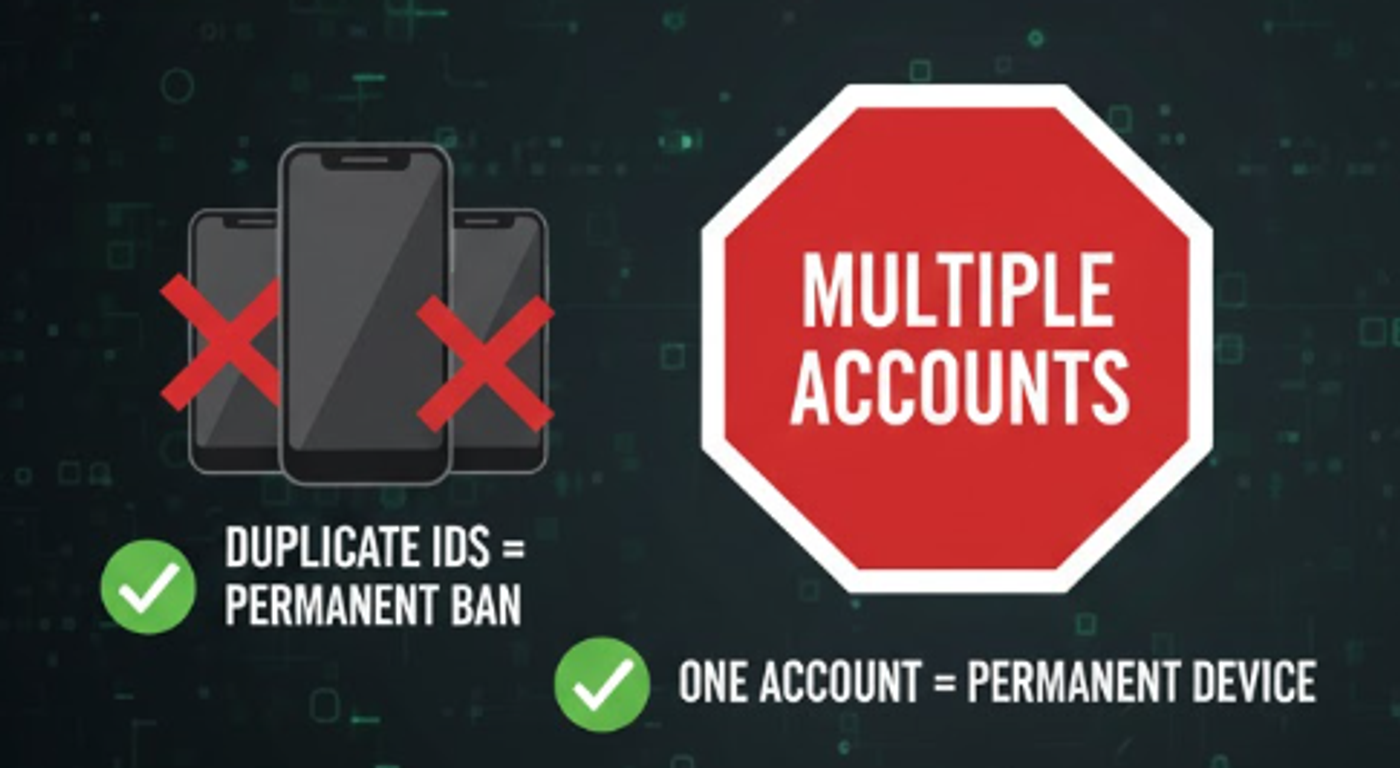 Multiple account banner