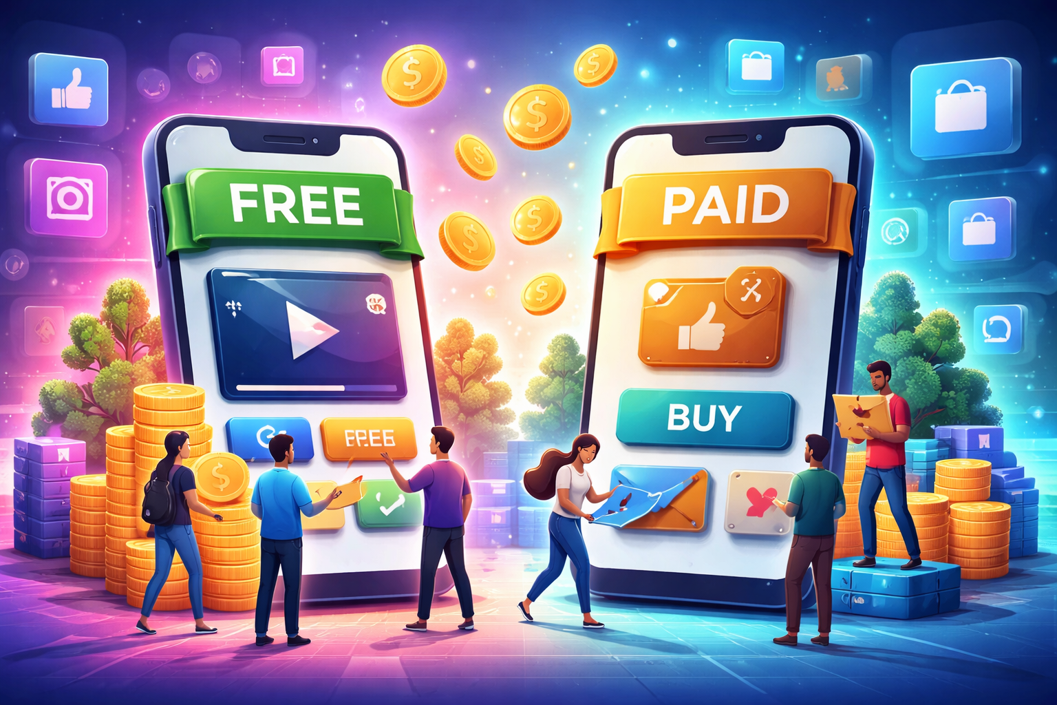 Free vs Paid Apps: What Actually Works Today
