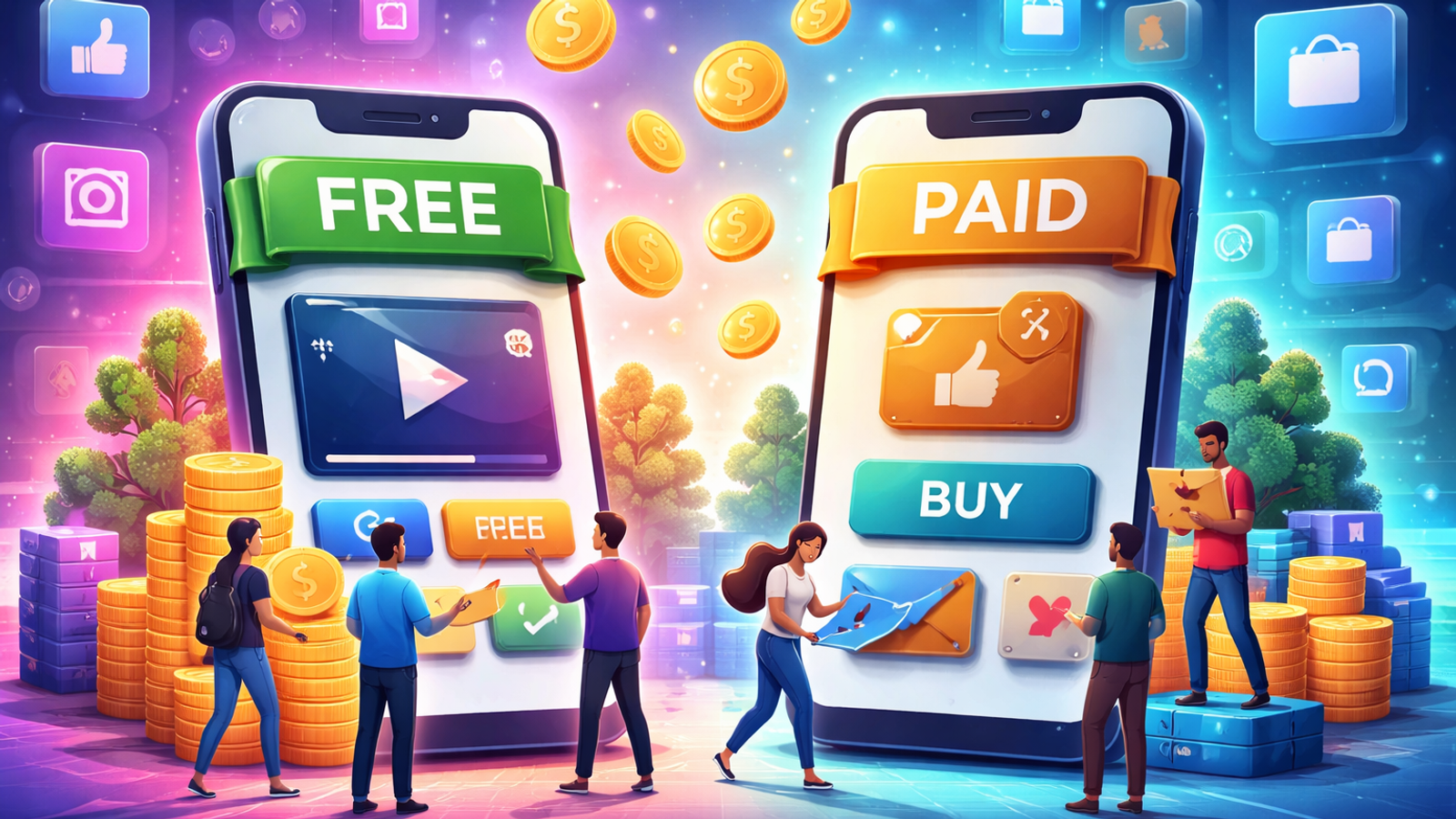 Free vs Paid Apps: What Actually Works Today