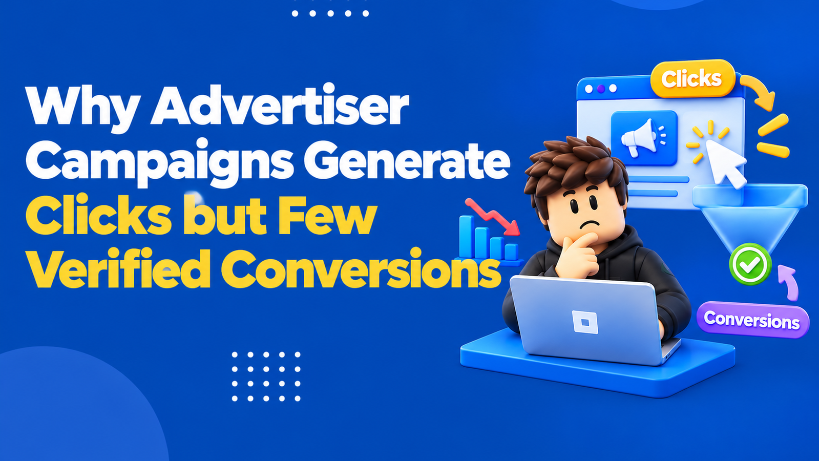 Why Advertiser Campaigns Generate Clicks but Few Verified Conversions