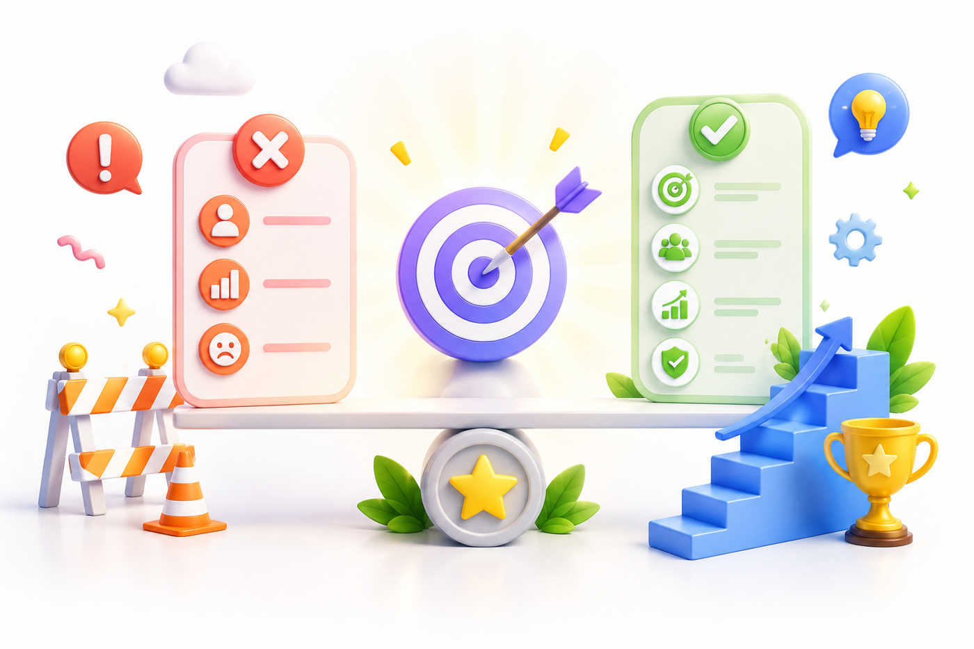Balanced challenge and solution design showing best practices for reward systems.