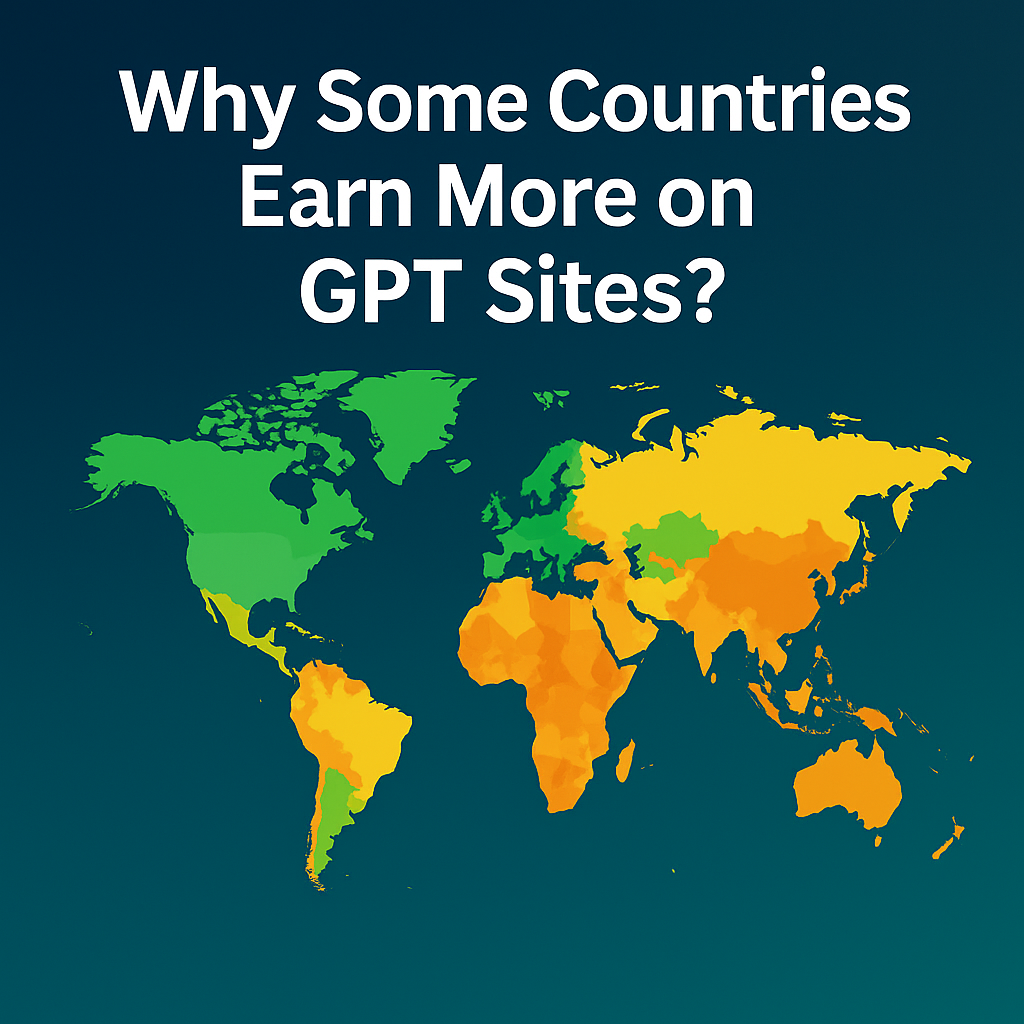 Why Some Countries Earn More on GPT Sites (Explained With Real Data)
