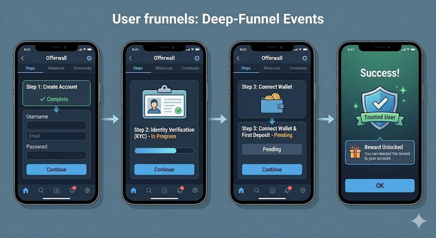 Deep-Funnel Events Make Offerwalls a Goldmine for Crypto Advertisers