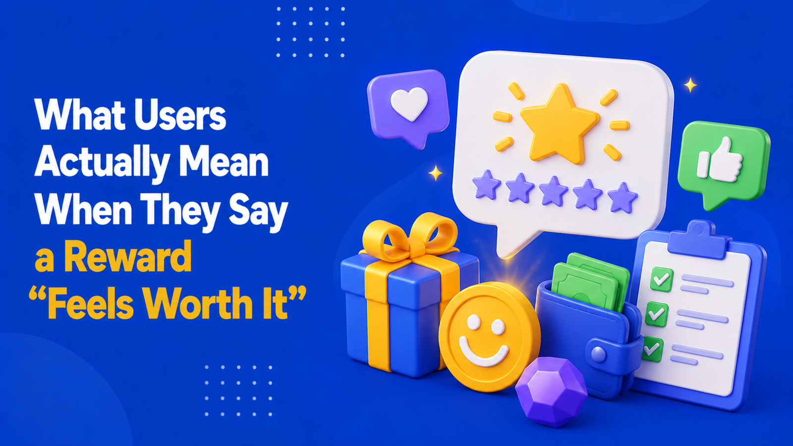 What Users Actually Mean When They Say a Reward “Feels Worth It”