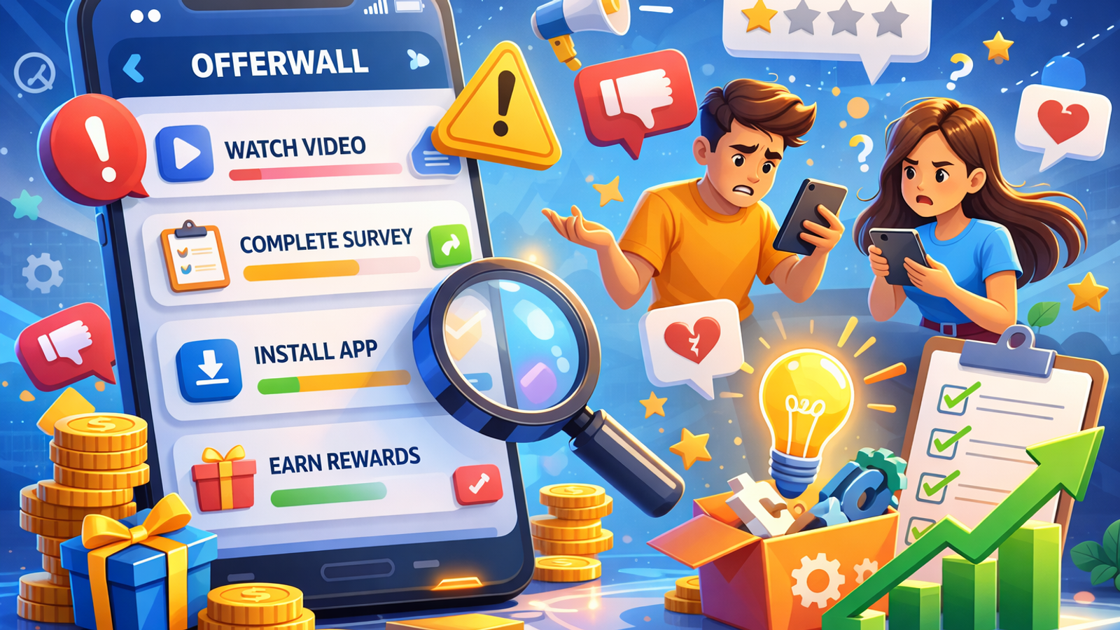 Top User Complaints About Offerwalls and How to Fix Them – Real User Feedback