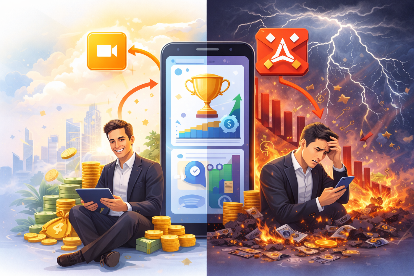 Monetization risk with single ad Network