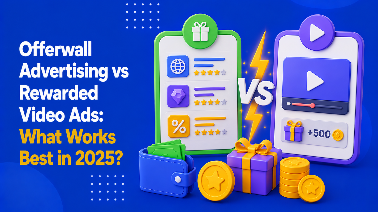 Offerwall Advertising vs Rewarded Video Ads: What Works Best in 2025?