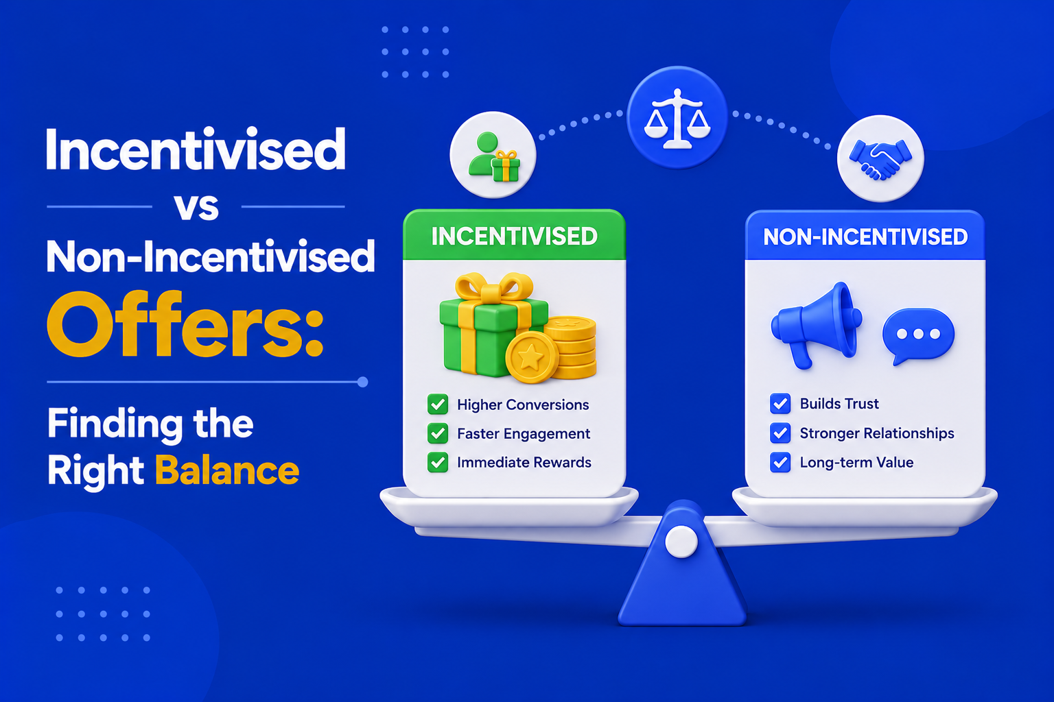Incentivised vs Non-Incentivised Offers: Finding the Right Balance