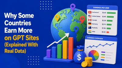 Why Some Countries Earn More on GPT Sites (Explained With Real Data)