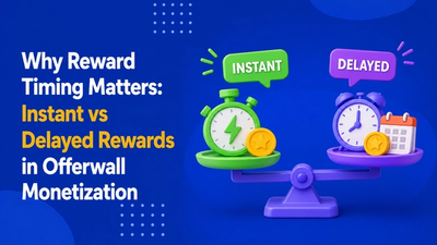 Why Reward Timing Matters: Instant vs Delayed Rewards in Offerwall Monetization