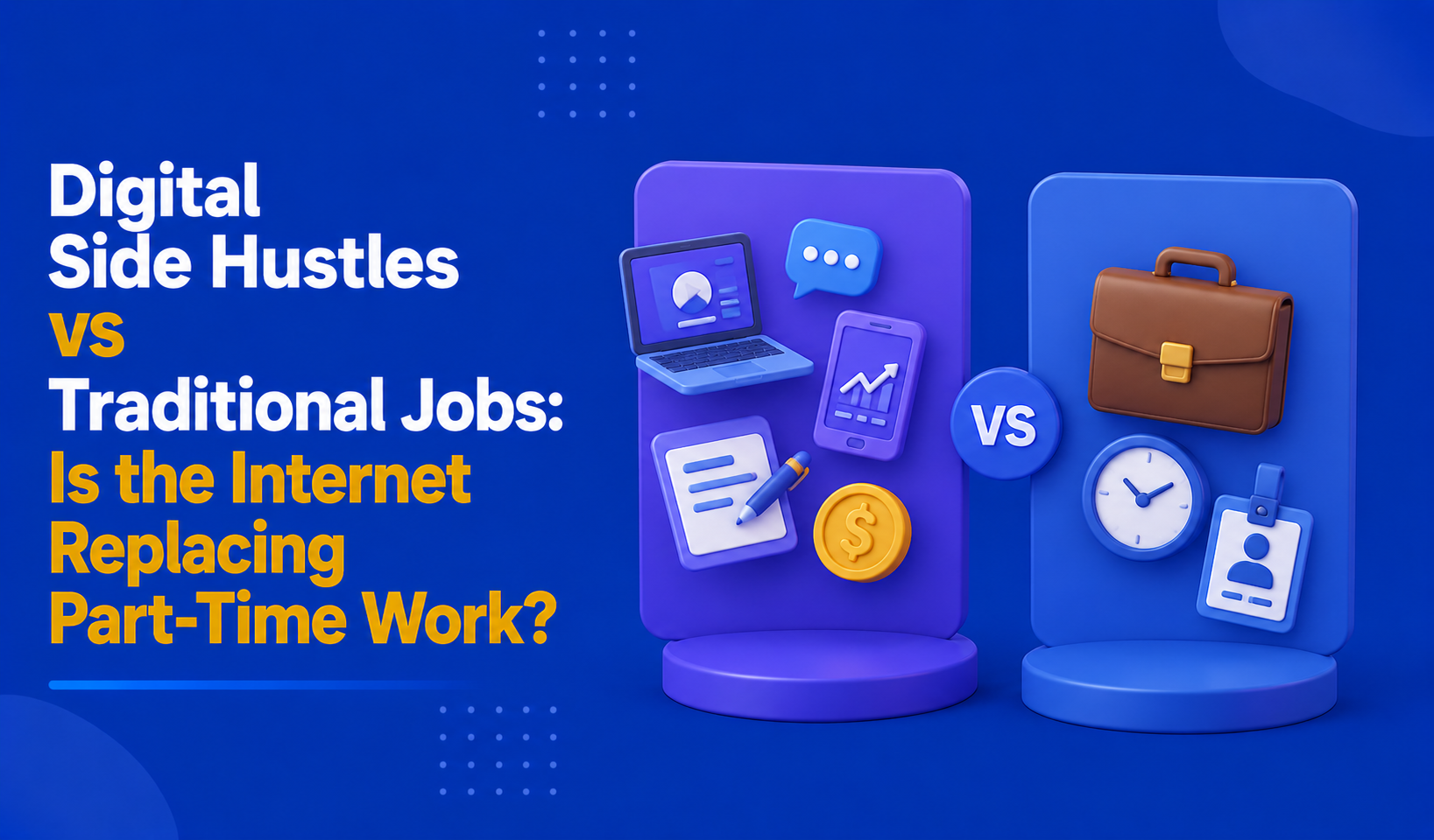 Digital Side Hustles vs Traditional Jobs: Is the Internet Replacing Part-Time Work?