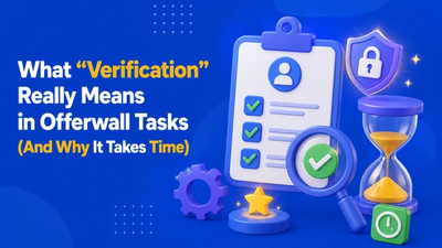 What “Verification” Really Means in Offerwall Tasks (And Why It Takes Time)
