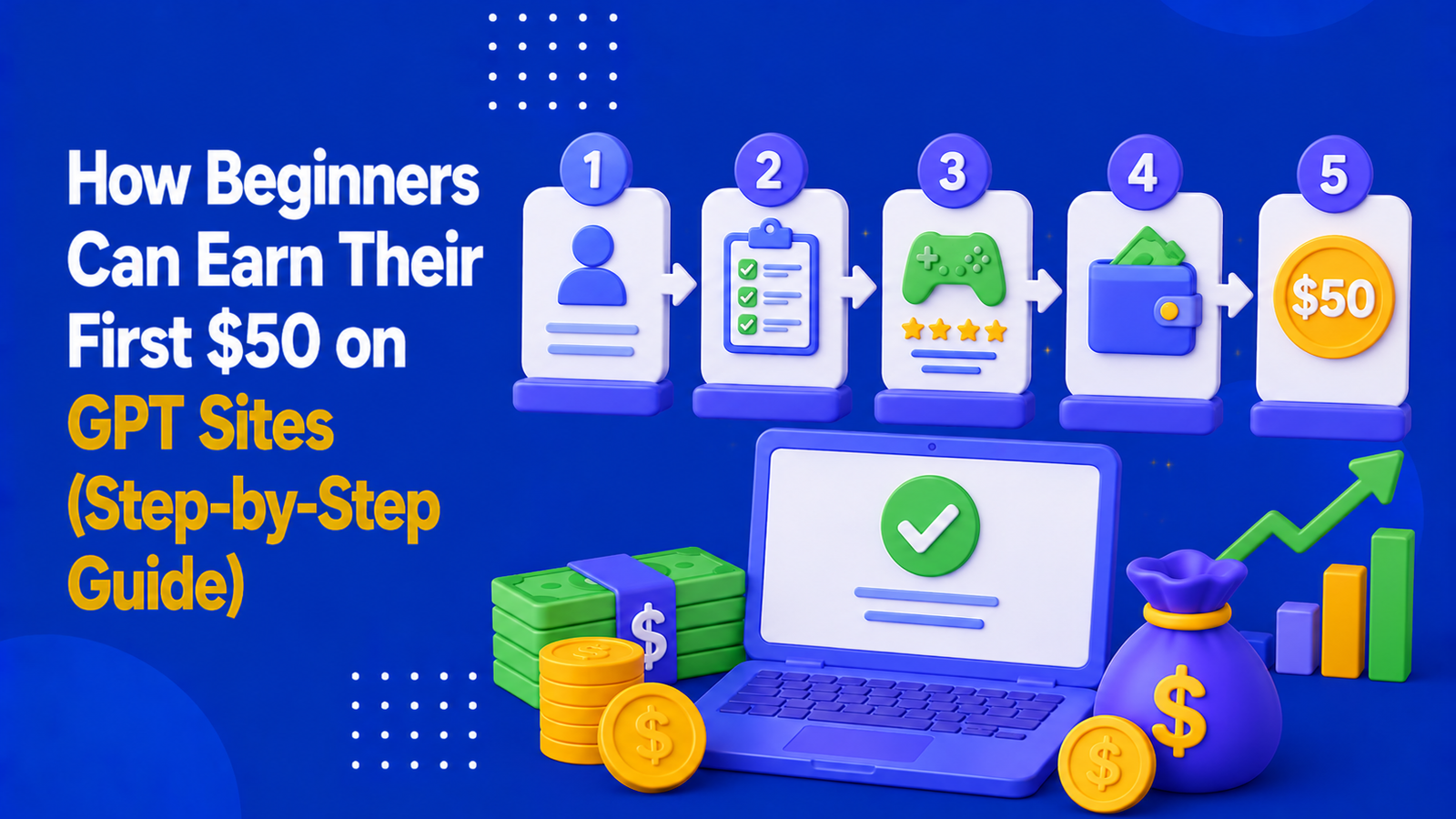 How Beginners Can Earn Their First $50 on GPT Sites (Step-by-Step Guide)