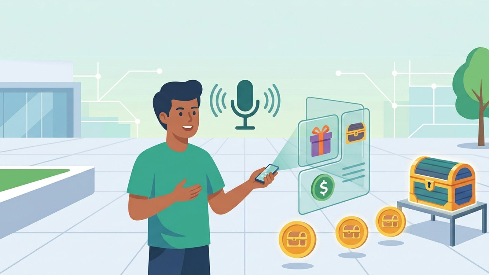 Voice & AR-Enabled Offerwalls: Using Augmented Reality and Voice Commands for Immersive Rewards