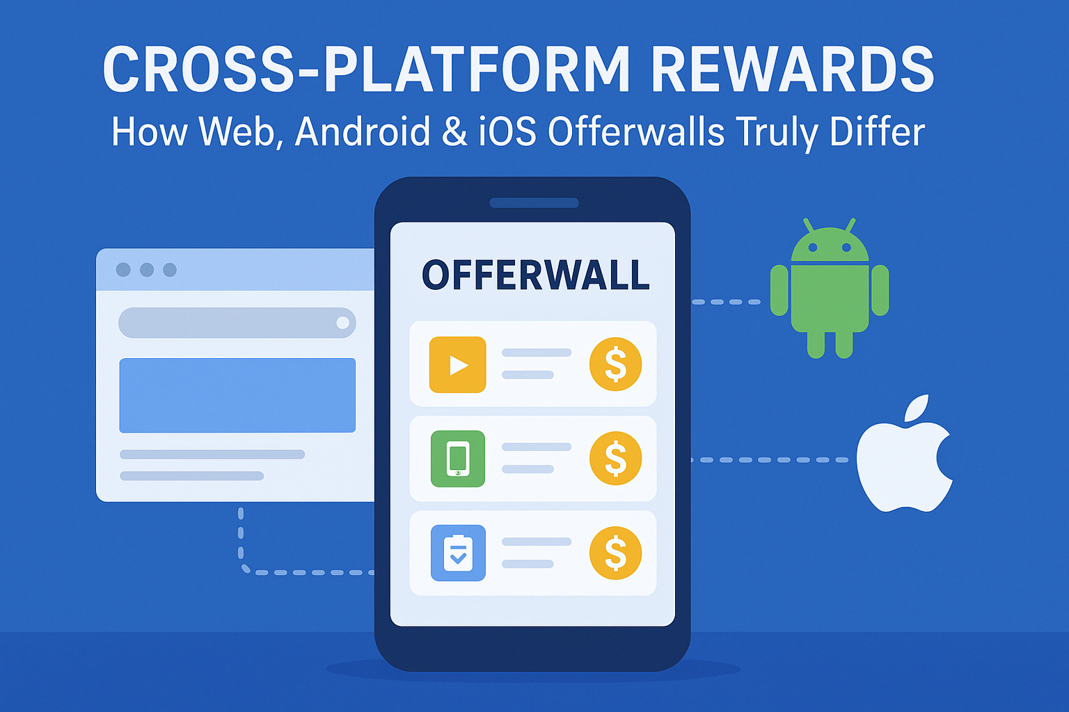 “Cross-Platform Rewards: How Web, Android & iOS Offerwalls Differ”