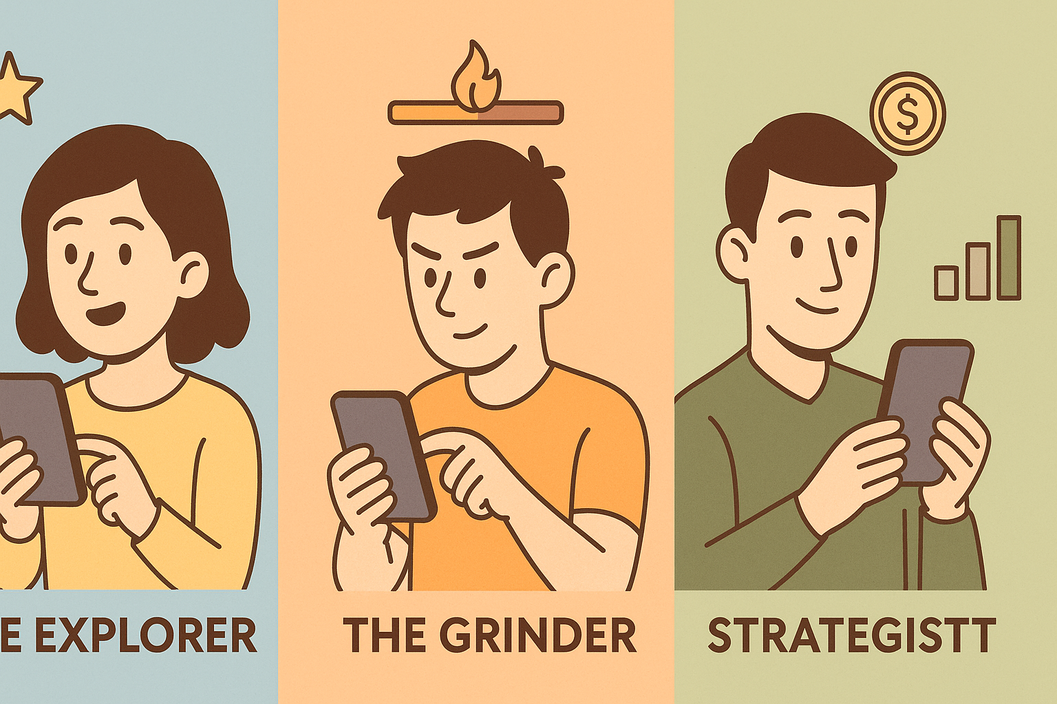 The Three Personality Types of Earners: The Explorer, The Grinder, The Strategist