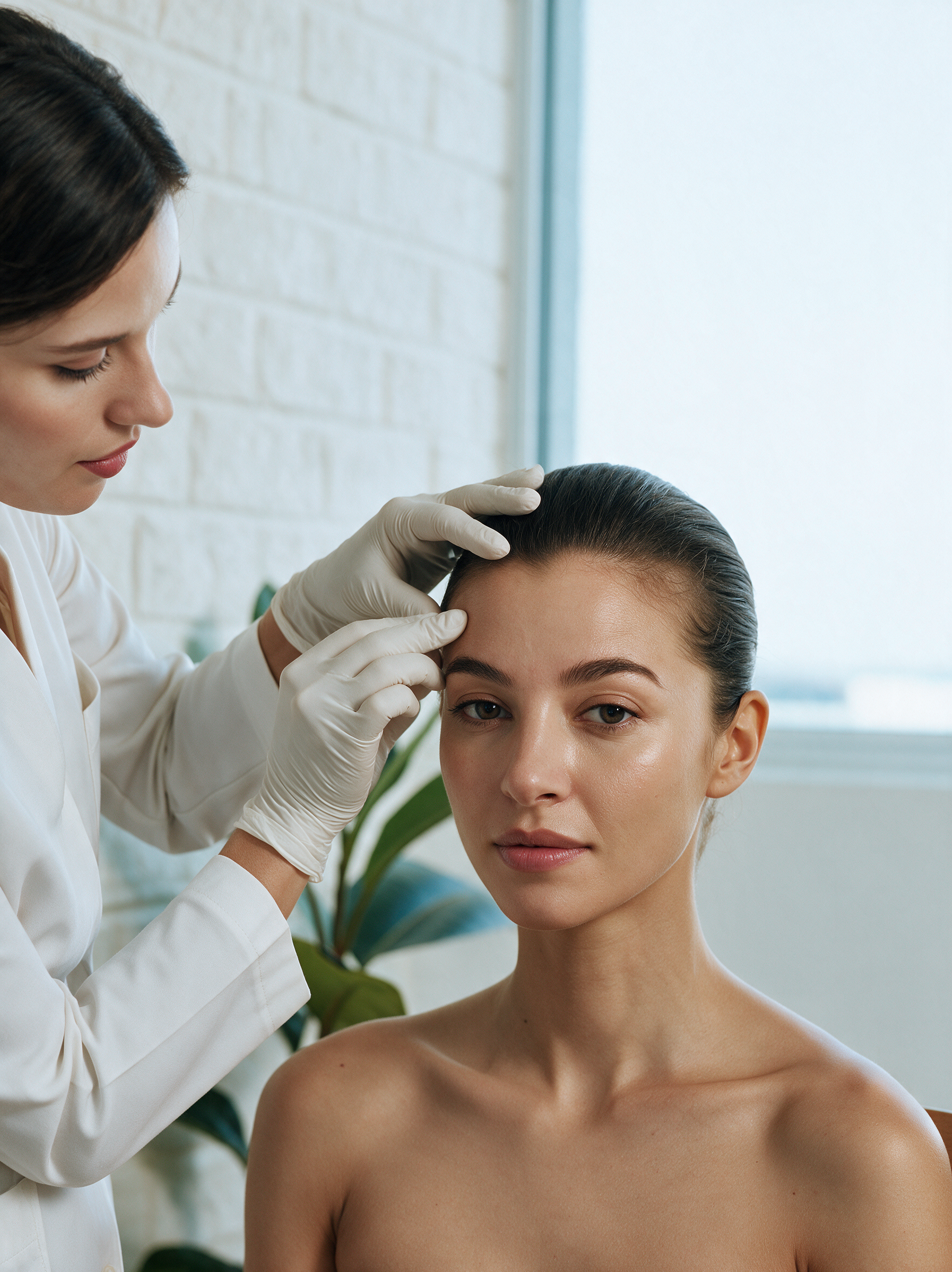 Injection treatment areas for Wrinkle relaxer in Montreal