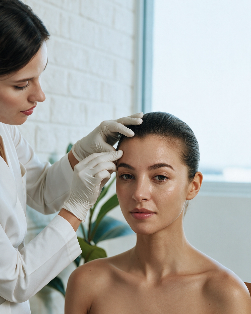 Injection treatment areas for Wrinkle relaxer in Montreal