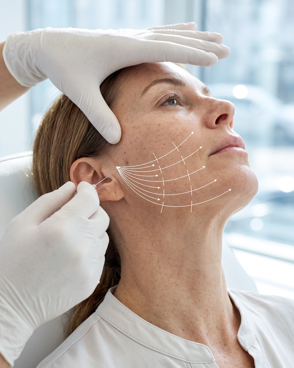 PDO Thread Lifts aesthetic treatment in Montreal Clinic