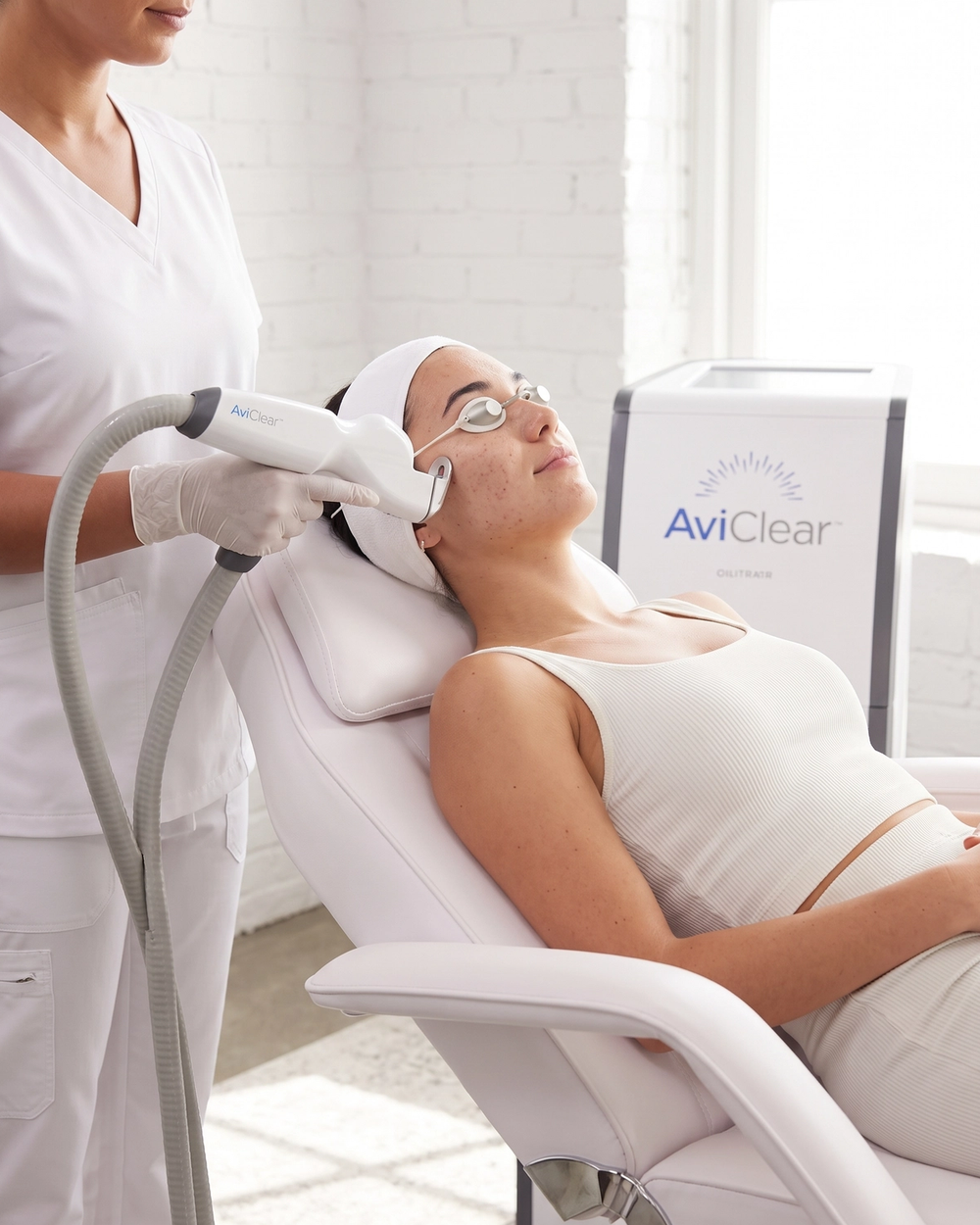 AviCLear laser acne removal in Montreal