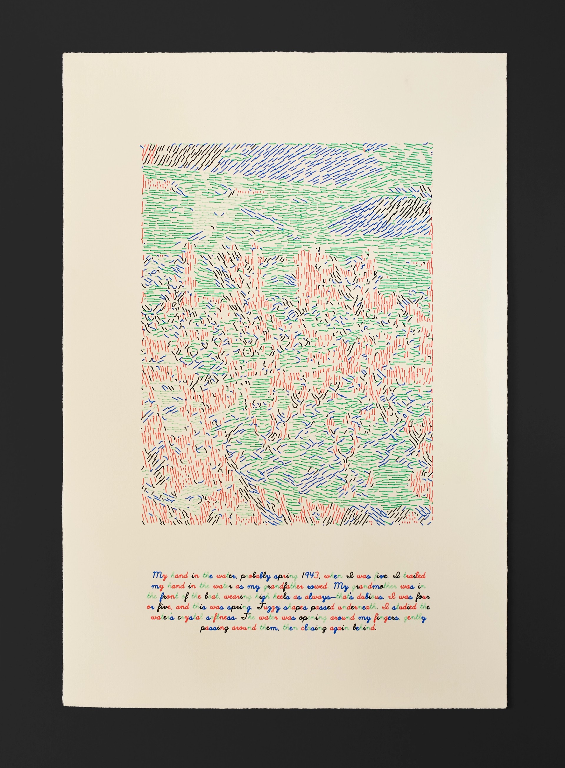 Theodore Nelson / Spinnaker Restaurant / “My hand in the water…”