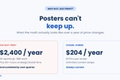 Why Posters Can't Keep Up