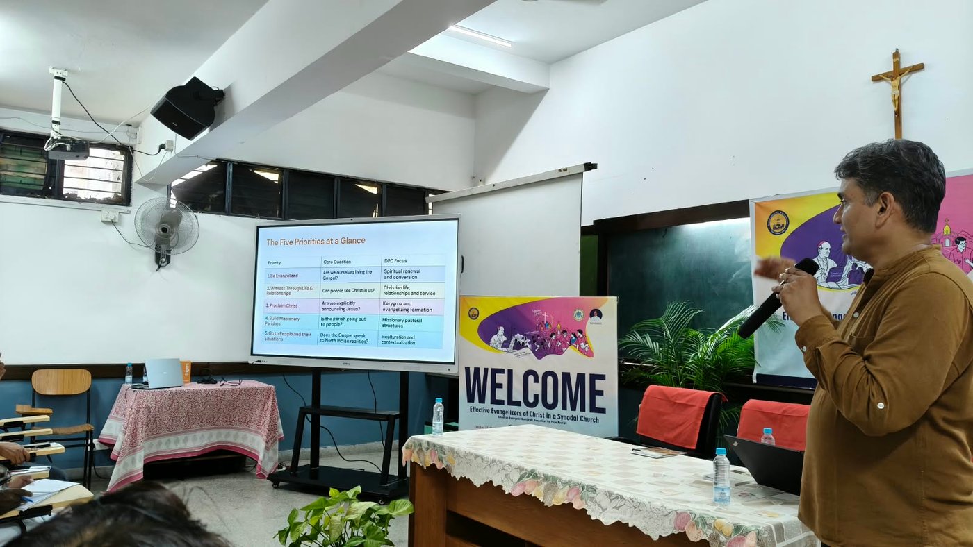 He highlighted five priorities for effective evangelisation