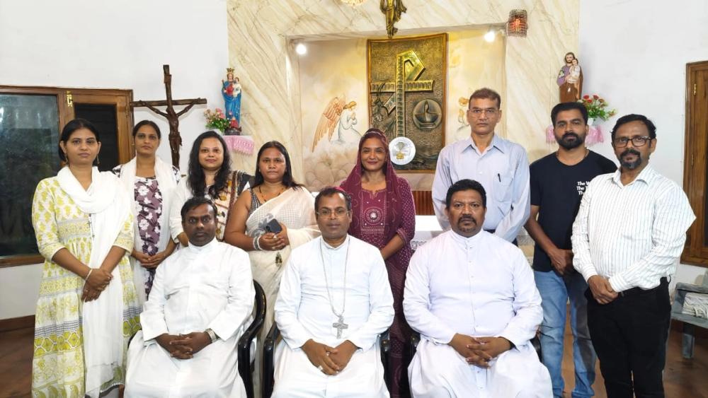 Simla Chandigarh Diocese Laity Team with Bishop Ji