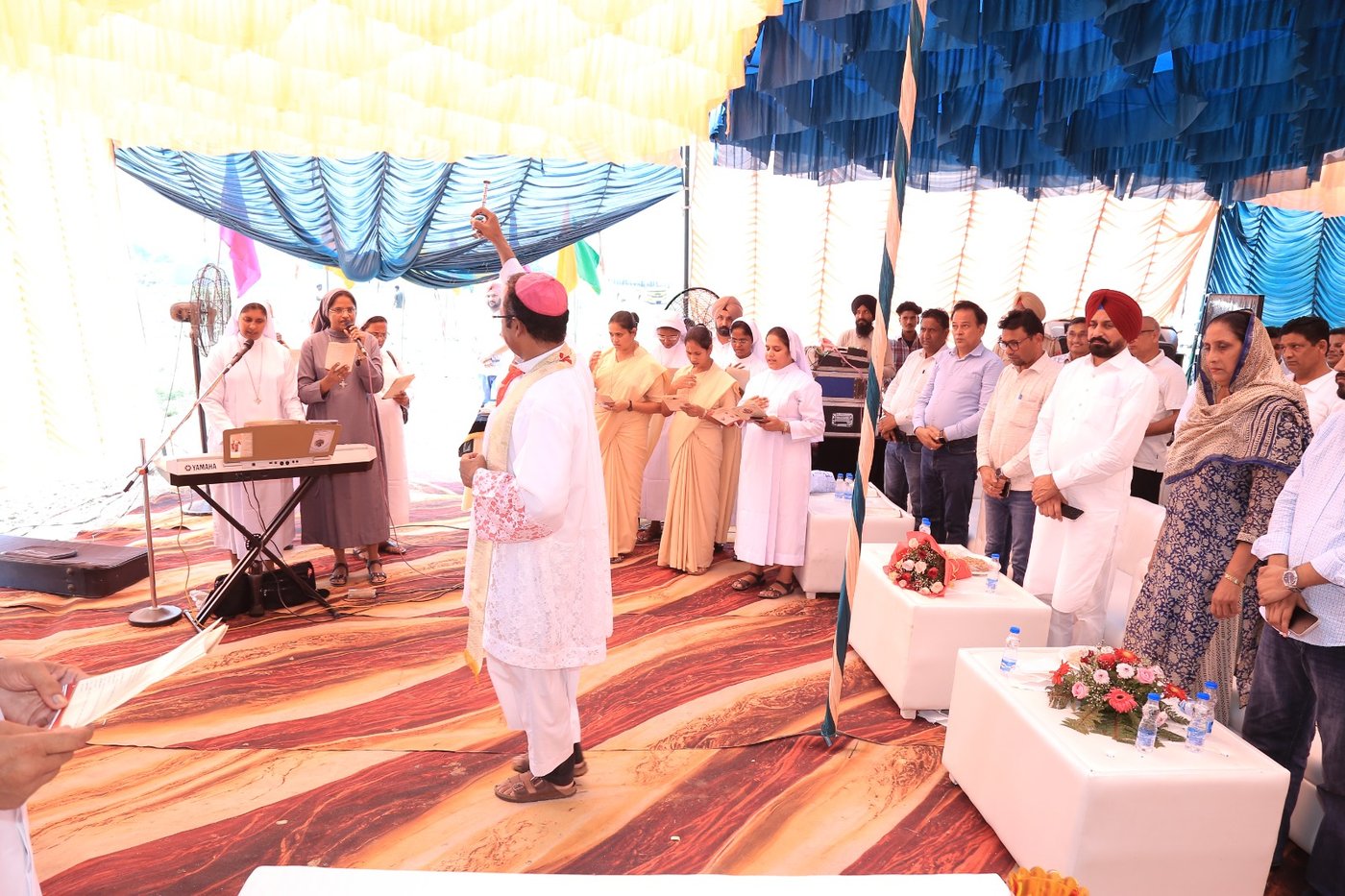 The Bishop and Sr. Jyoti subsequently interacted with the local media, highlighting the DSH mission of providing education rooted in human values, character formation and holistic development.