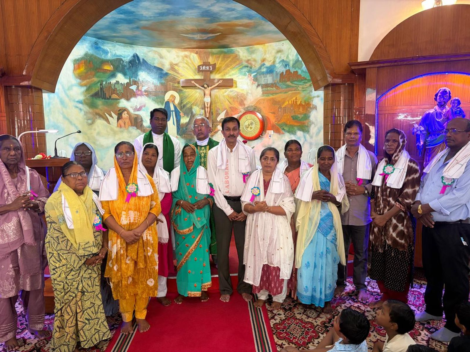Grandparents Honoured on the Feast of Saints Joachim and Anne at St. Mary's Church, Panipat
