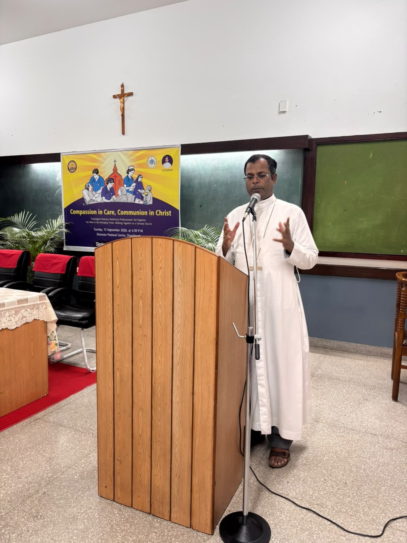 Inspiring address by Most Rev. Dr. Sahaya Thatheus Thomas, Bishop of Simla–Chandigarh.