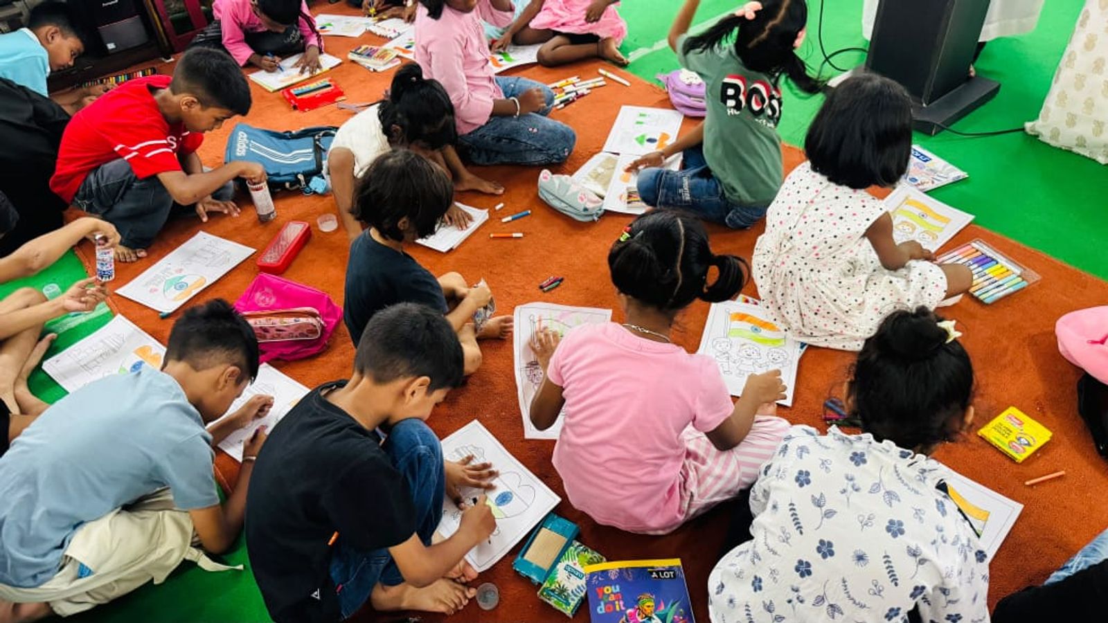 Activity Sunday for 56 Catechism Children at Nayagaon St. Padre Pio Church, Nayagaon – Chandigarh Deanery