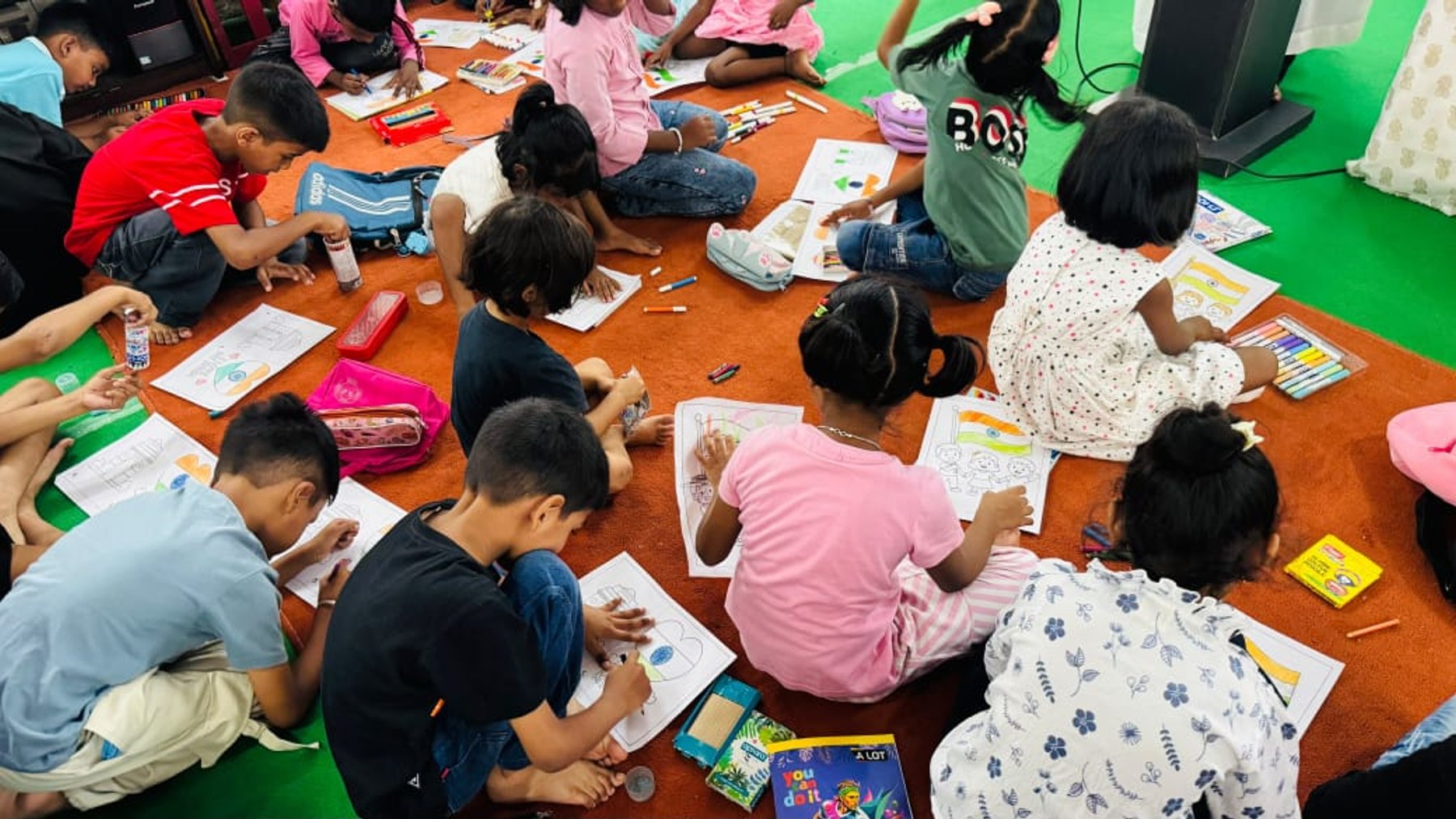 Activity Sunday for 56 Catechism Children at Nayagaon St. Padre Pio Church, Nayagaon – Chandigarh Deanery
