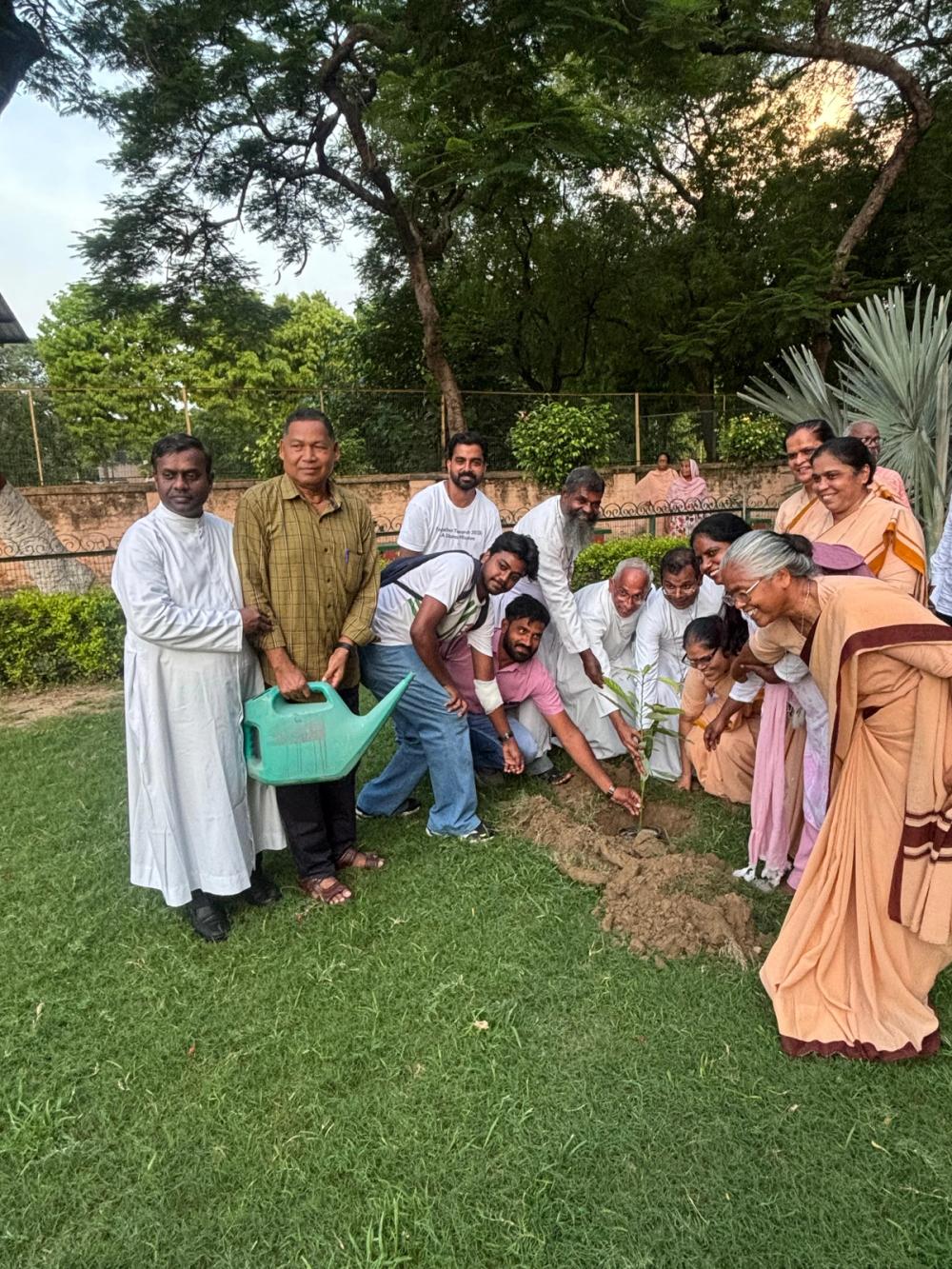 The Bishop inaugurated the Green Drive
