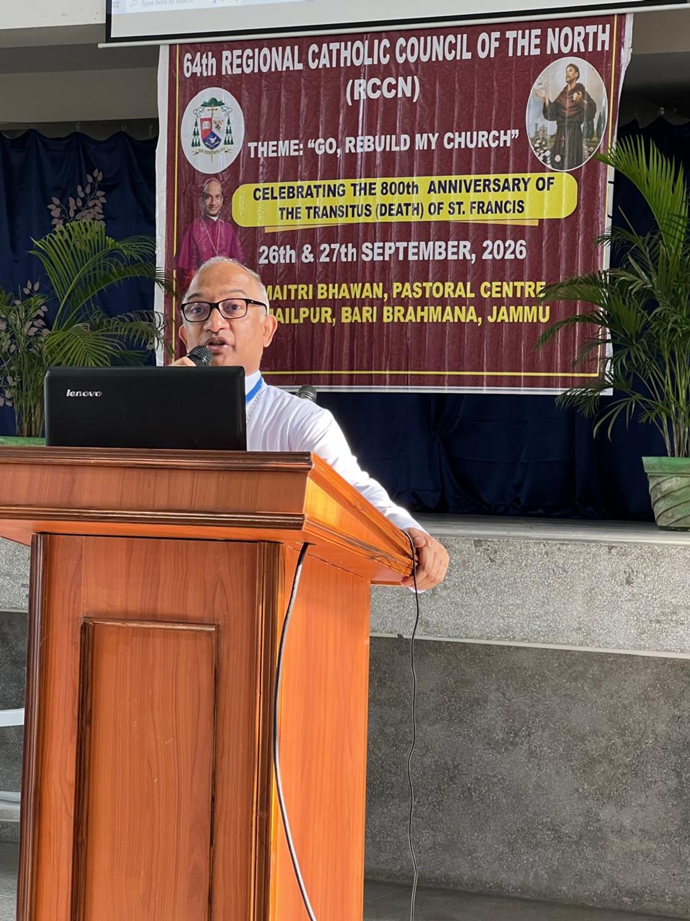 inauguration and welcome address by Most Rev. Ivan Pereira