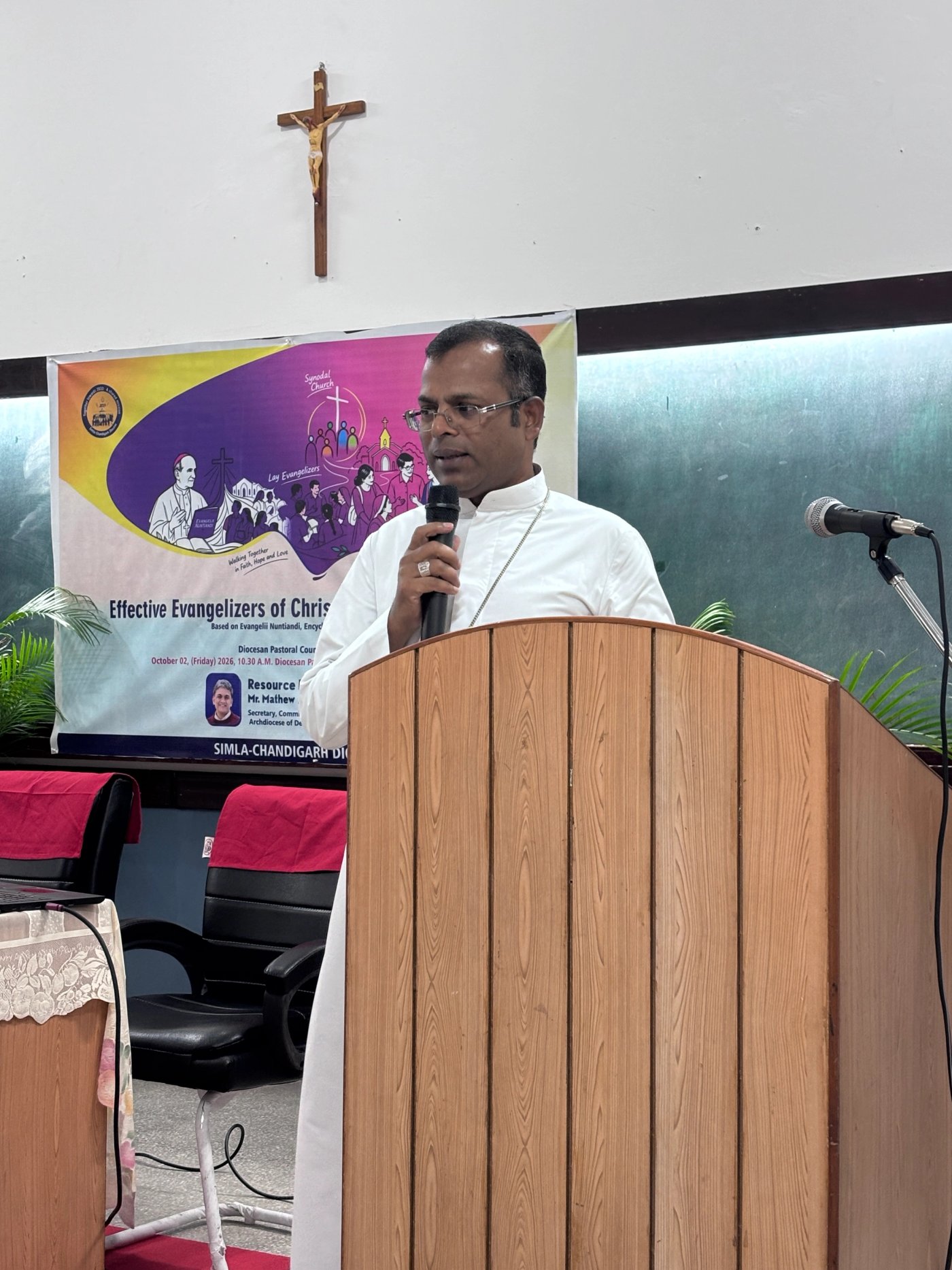 Bishop Most Rev. Dr. Sahaya Thatheus Thomas emphasised that every disciple of Christ is called to share in His mission and bear witness to the Gospel.