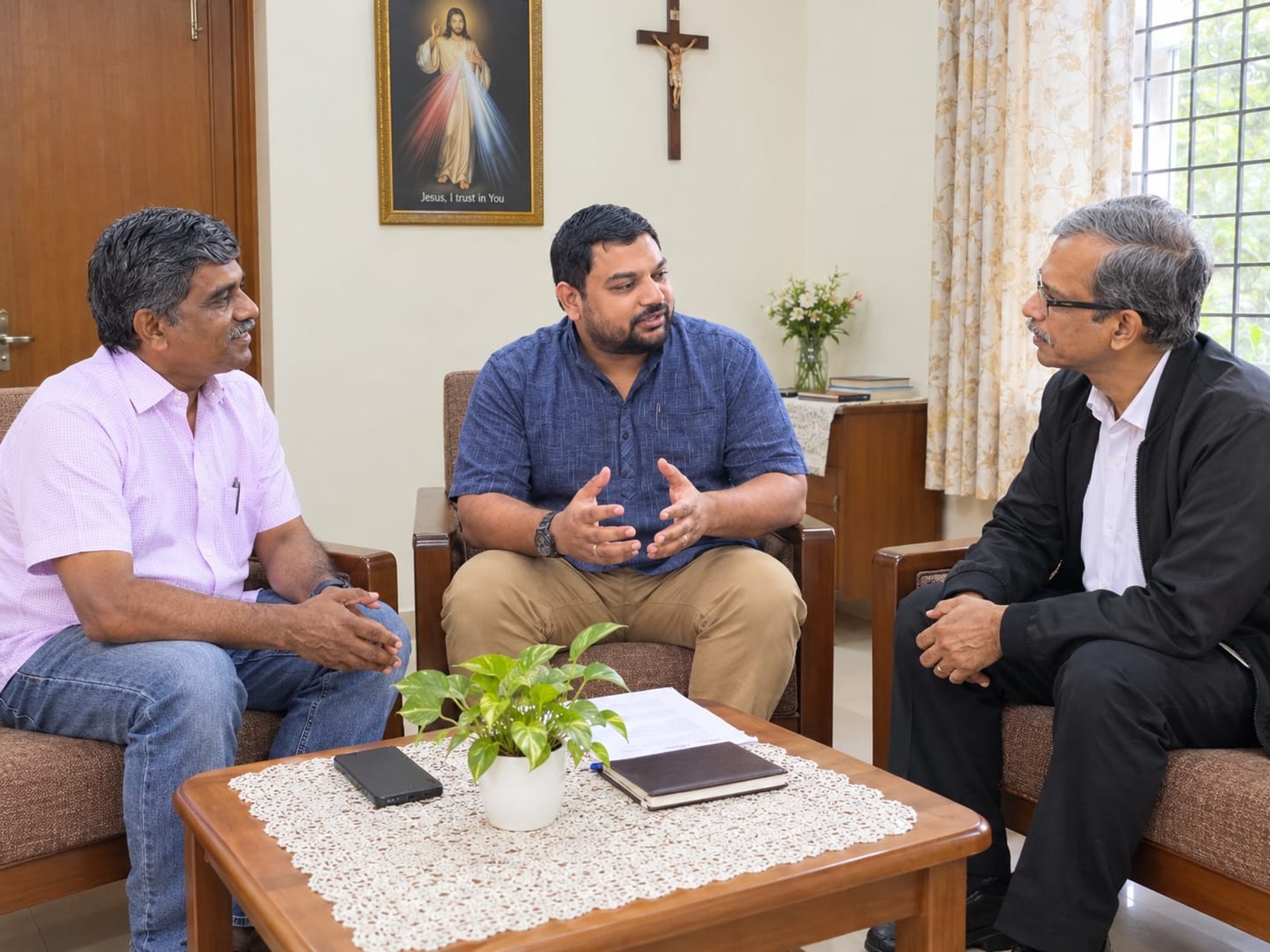 Meeting with Missionary Families of Christ (MFC) Leadership: Planning Upcoming Diocesan Mission
