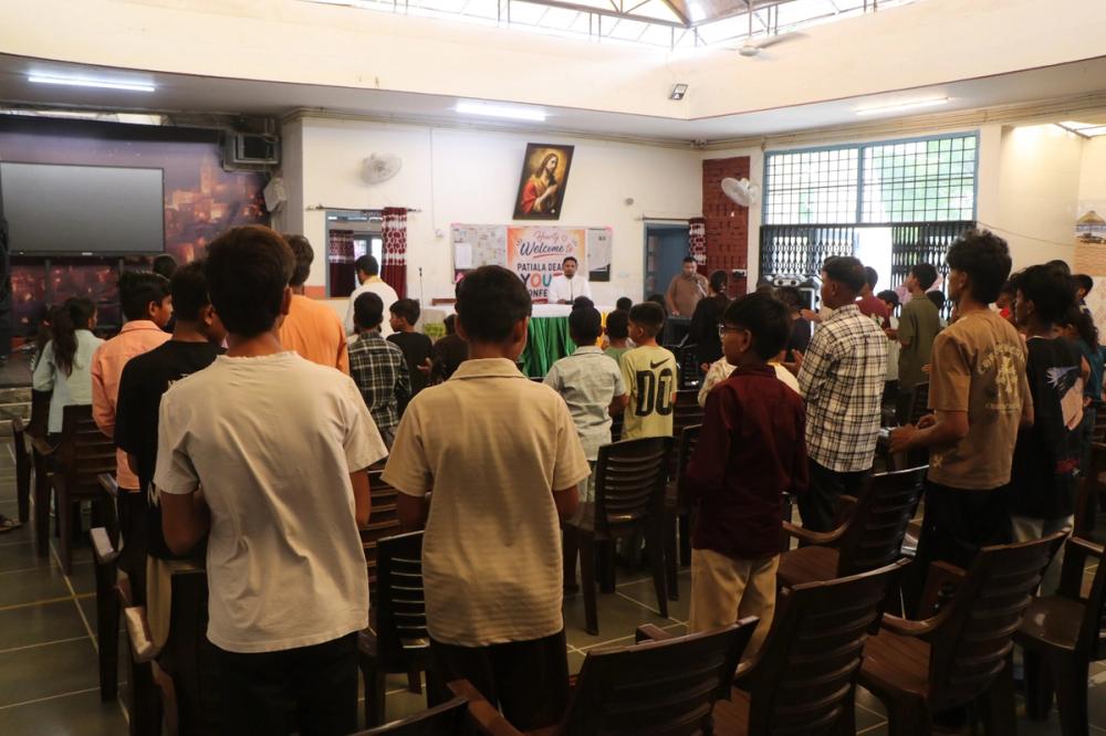 The camp brought together children for faith formation