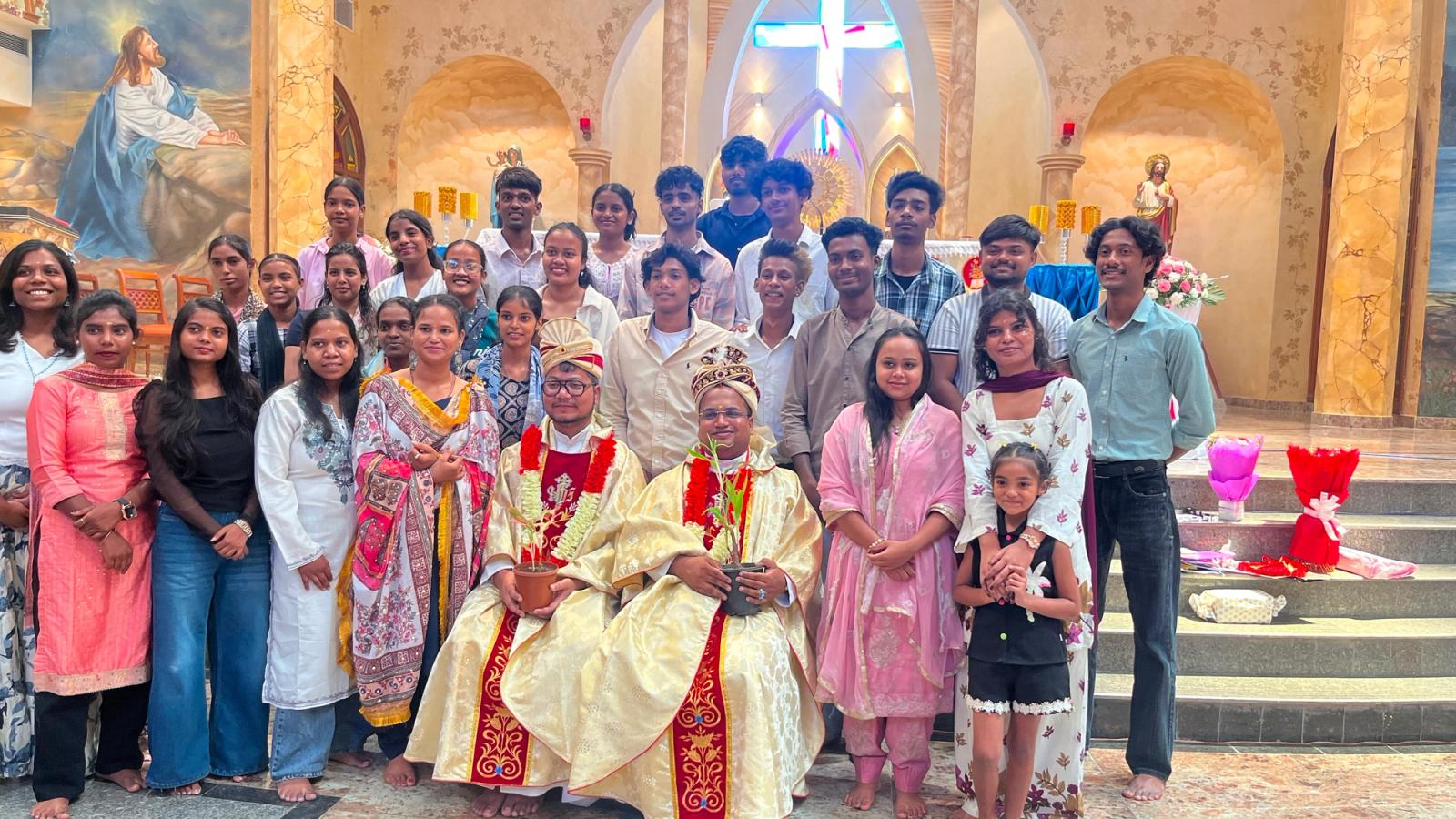 Celebration of St. John Maria Vianney Feast and Priesthood Day - Church of Our Lady of Miracles, New Chandigarh