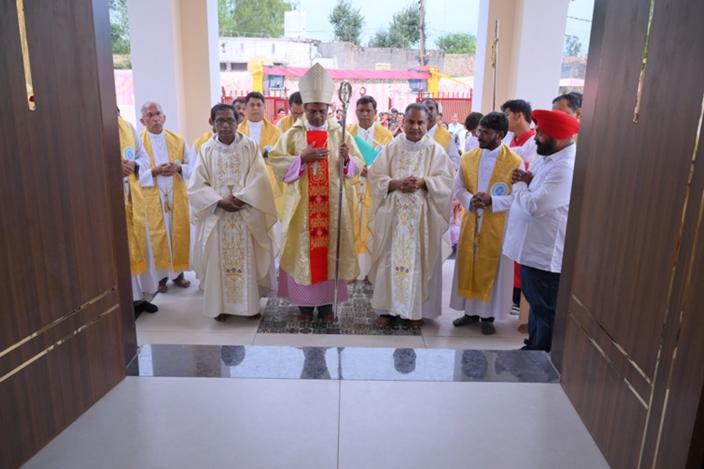 The completion of the church marks an important step in the spiritual growth of the local community.