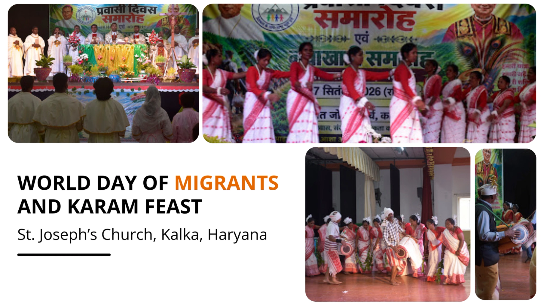 Faith, Culture and Unity Mark 112th World Day of Migrants and Karam Feast in Kalka