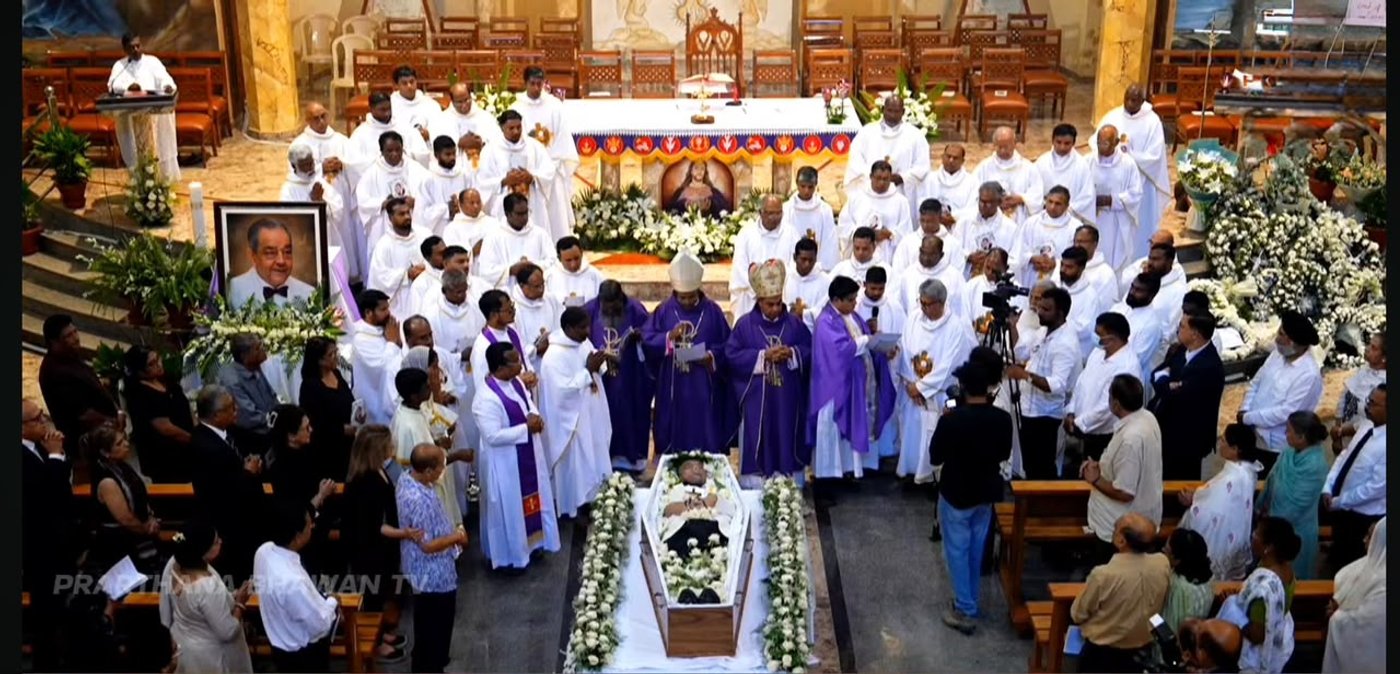The Funeral Mass was presided over by Most Rev. Dr. Sahaya Thatheus Thomas, Bishop of Simla-Chandigarh, and concelebrated by Most Rev. Dr. Kuriakose, Archbishop of Faridabad Archdiocese