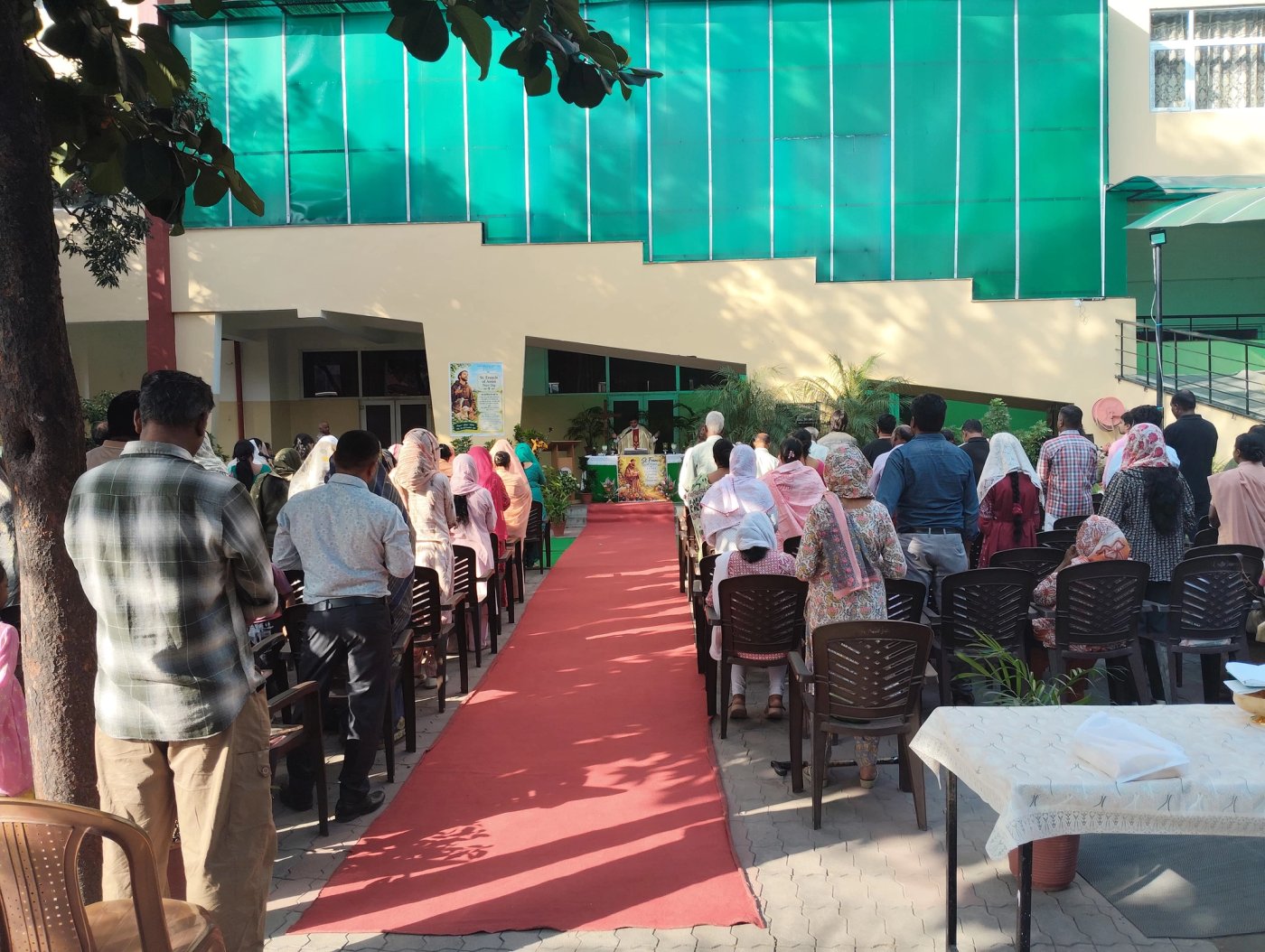 The Holy Eucharist was celebrated by Rev. Fr. Antony Raj, Parish Priest