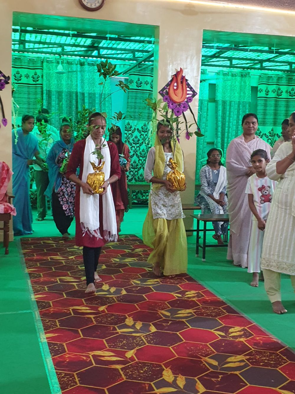 The Green Day celebration was marked by the participation of children, youth and parishioners.