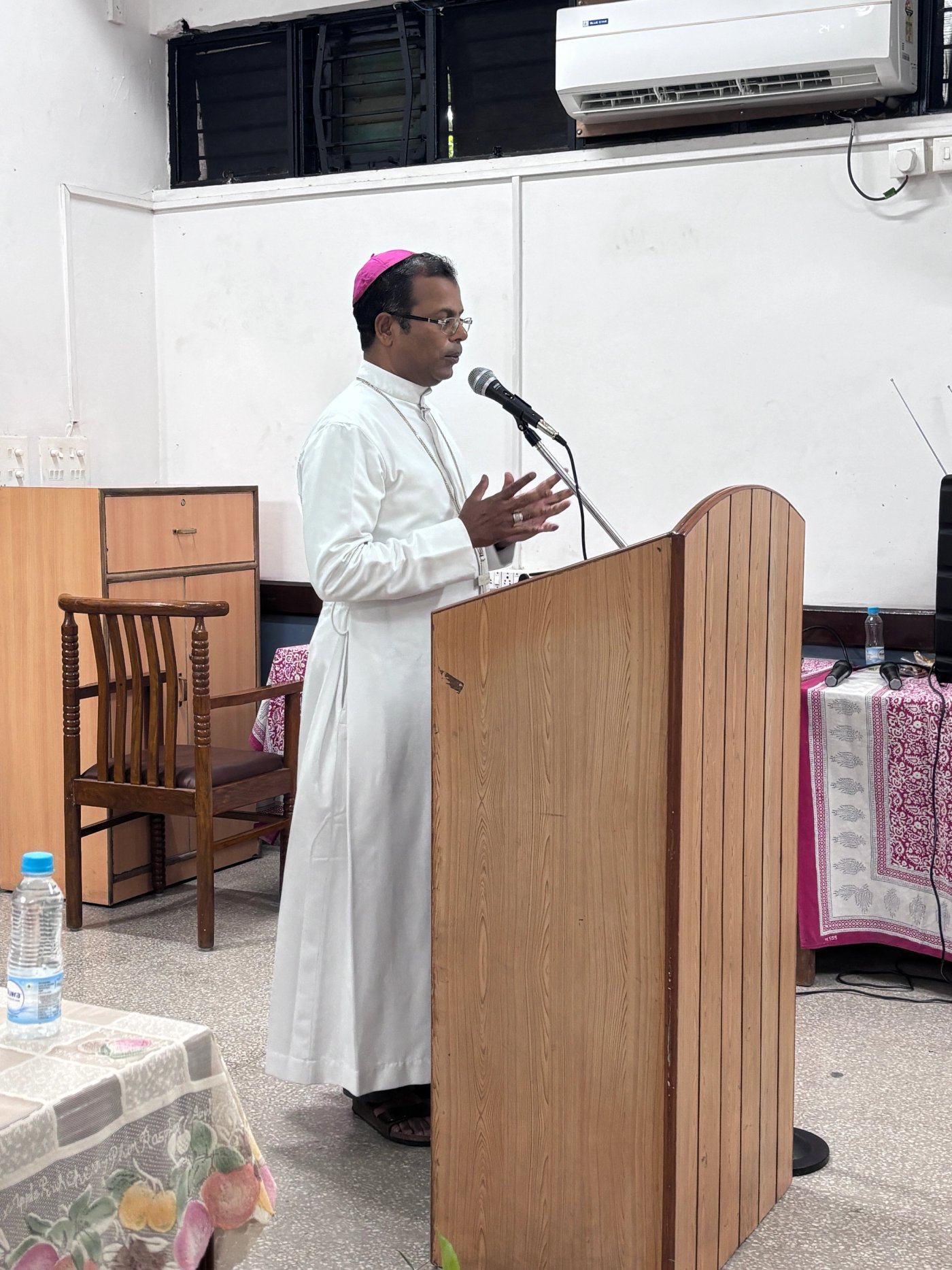 He particularly encouraged Catholic nurses to live and witness their Catholic identity through their profession.