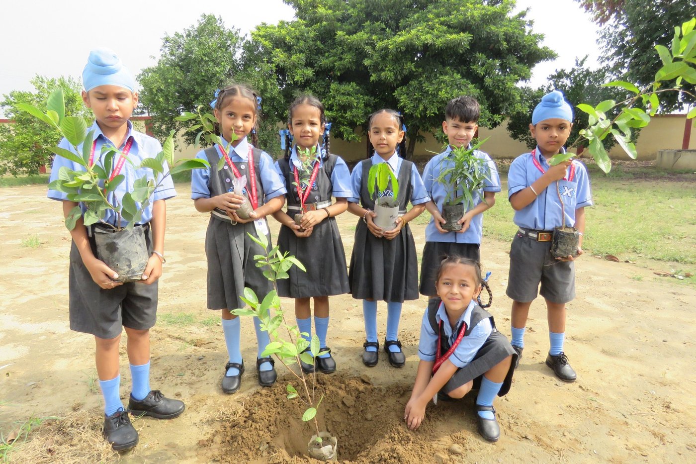 The plantation drive also encouraged students to understand the invaluable role of trees in maintaining ecological balance.